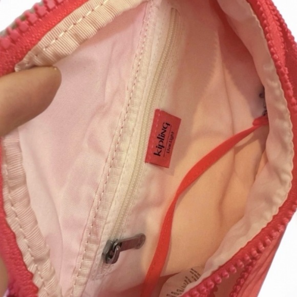🆕💕KIPLING Yasemina Extra Large Waist Bag Belt Bag Sling Bag • Coral-Pink • NWOT - Picture 6 of 8